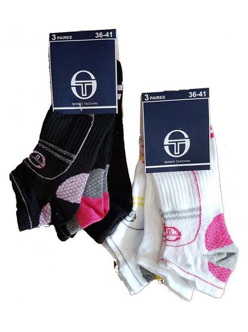 Meias Sergio Tacchini - Pack de 6 - Kiabi Meias Sergio Tacchini - Pack de 6 - Kiabi