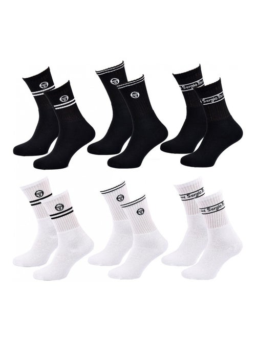 Meias Sergio Tacchini - Pack de 6 - Kiabi Meias Sergio Tacchini - Pack de 6 - Kiabi