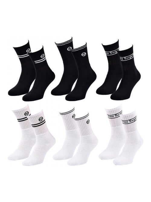 Meias Sergio Tacchini - Pack de 6 - Kiabi Meias Sergio Tacchini - Pack de 6 - Kiabi