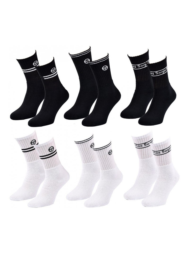 Meias Sergio Tacchini - Pack de 6 Multicolorido - Kiabi