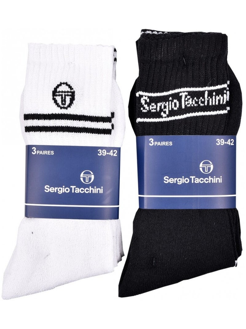 Meias Sergio Tacchini - Pack de 6 Multicolorido - Kiabi