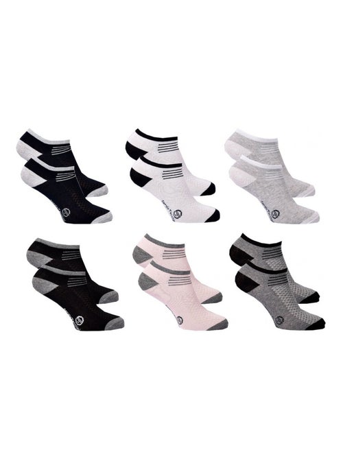 Meias Sergio Tacchini - Pack de 6 - Kiabi Meias Sergio Tacchini - Pack de 6 - Kiabi