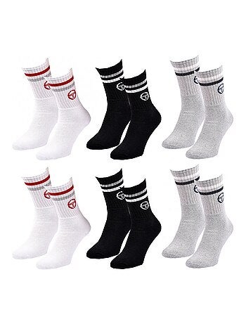Meias Sergio Tacchini - Pack de 6