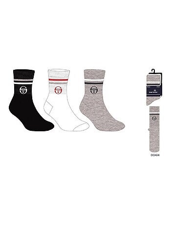 Meias Sergio Tacchini - Pack de 6