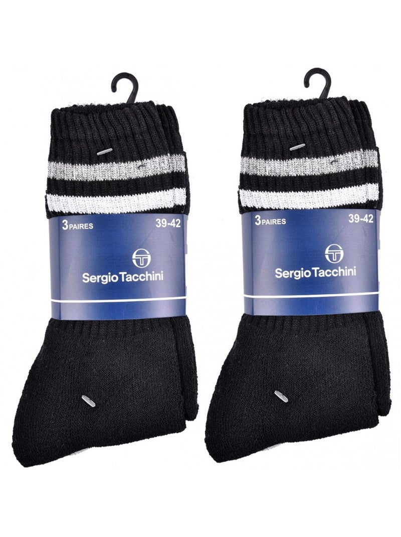 Meias Sergio Tacchini - Pack de 6 Multicolorido - Kiabi