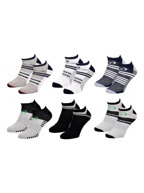 Meias sergio tacchini - pack de 6 - Kiabi Meias sergio tacchini - pack de 6 - Kiabi