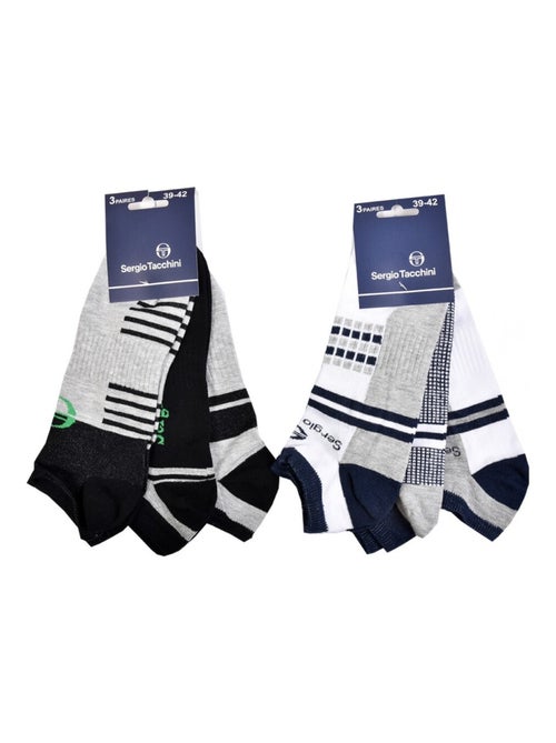 Meias sergio tacchini - pack de 6 - Kiabi Meias sergio tacchini - pack de 6 - Kiabi