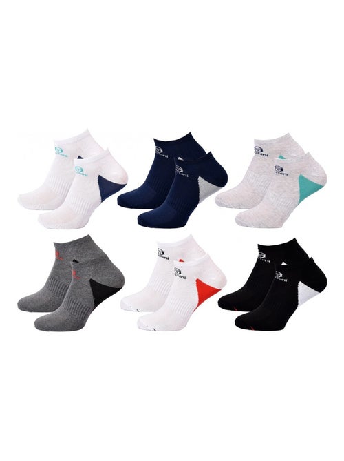 Meias sergio tacchini - pack de 6 - Kiabi Meias sergio tacchini - pack de 6 - Kiabi