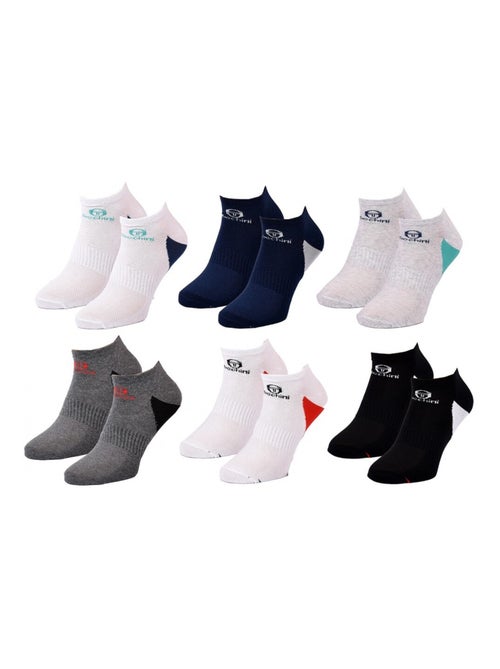 Meias sergio tacchini - pack de 6 - Kiabi Meias sergio tacchini - pack de 6 - Kiabi