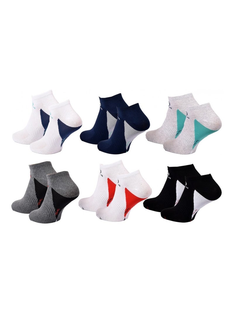 Meias sergio tacchini - pack de 6 Multicolorido - Kiabi