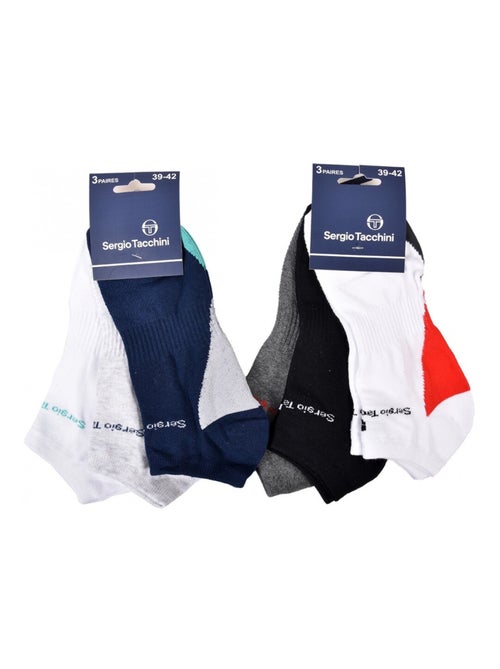 Meias sergio tacchini - pack de 6 - Kiabi Meias sergio tacchini - pack de 6 - Kiabi