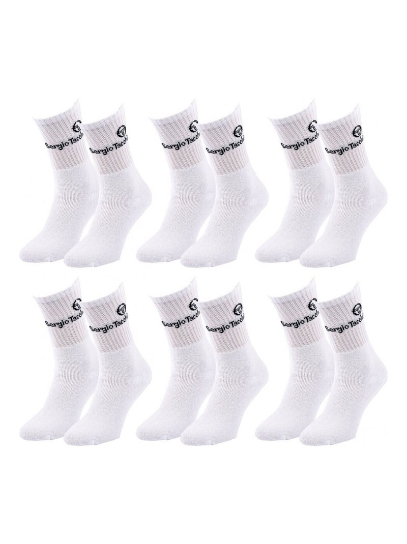Meias Sergio Tacchini - Pack de 6 Multicolorido - Kiabi