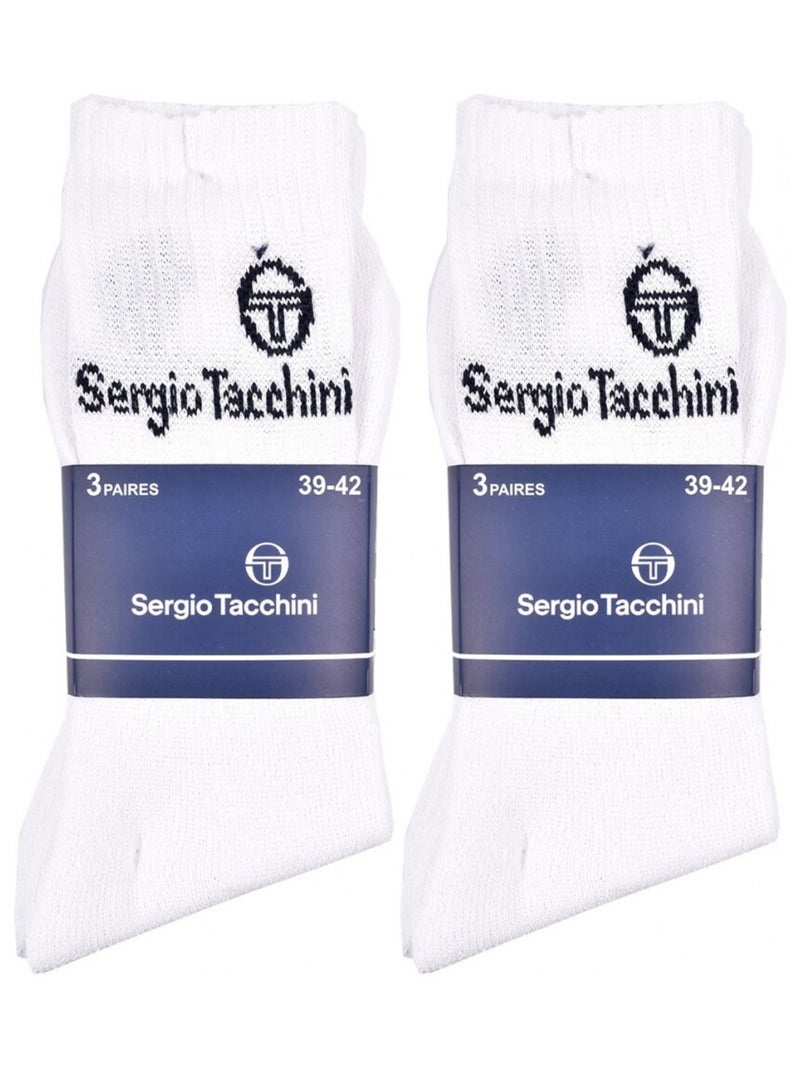 Meias Sergio Tacchini - Pack de 6 Multicolorido - Kiabi