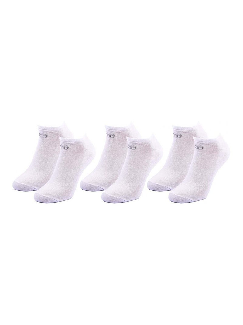 Meias sergio tacchini sneaker - pack de 3 Multicolorido - Kiabi