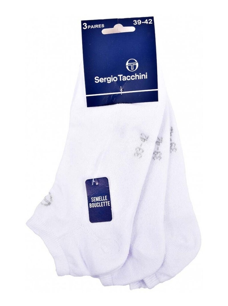 Meias sergio tacchini sneaker - pack de 3 Multicolorido - Kiabi