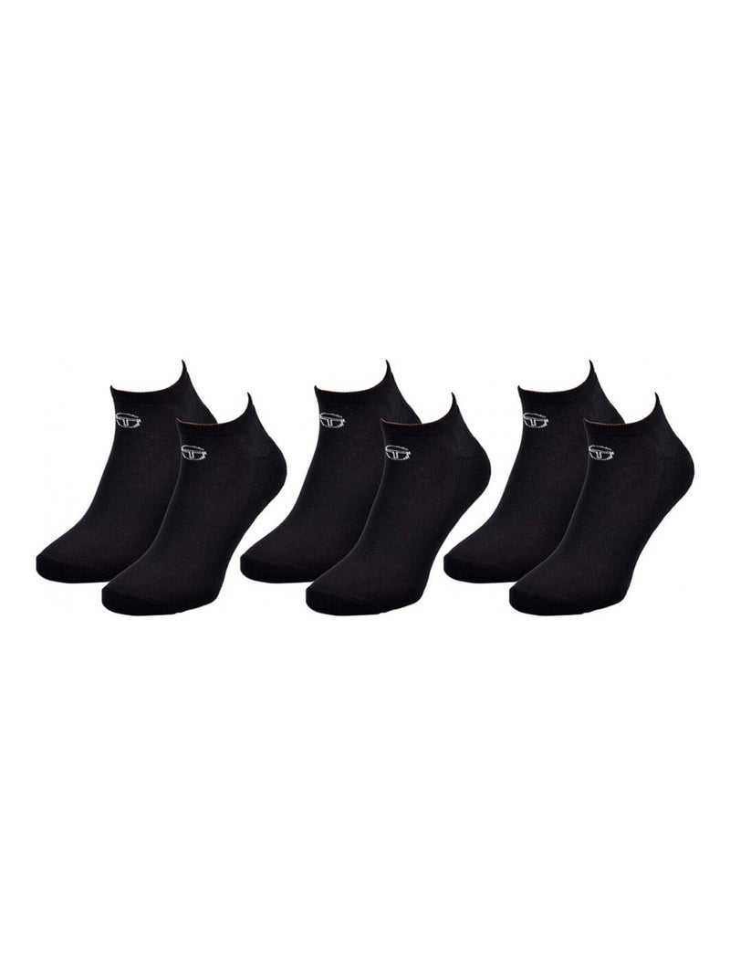 Meias sergio tacchini sneaker - pack de 3 Multicolorido - Kiabi