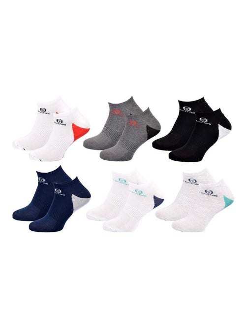 Meias sergio tacchini sneaker - pack de 6 - Kiabi Meias sergio tacchini sneaker - pack de 6 - Kiabi