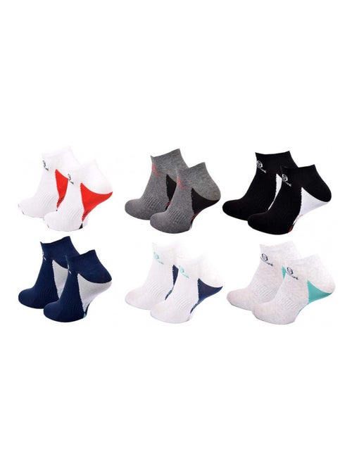 Meias sergio tacchini sneaker - pack de 6 - Kiabi Meias sergio tacchini sneaker - pack de 6 - Kiabi