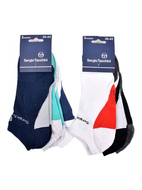 Meias sergio tacchini sneaker - pack de 6 - Kiabi Meias sergio tacchini sneaker - pack de 6 - Kiabi