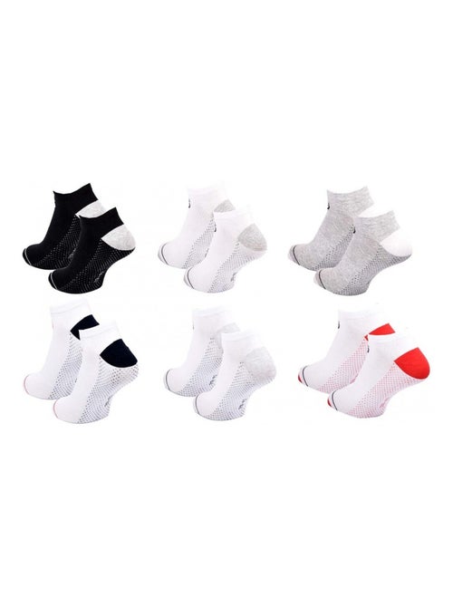 Meias sergio tacchini sneaker - pack de 6 - Kiabi Meias sergio tacchini sneaker - pack de 6 - Kiabi