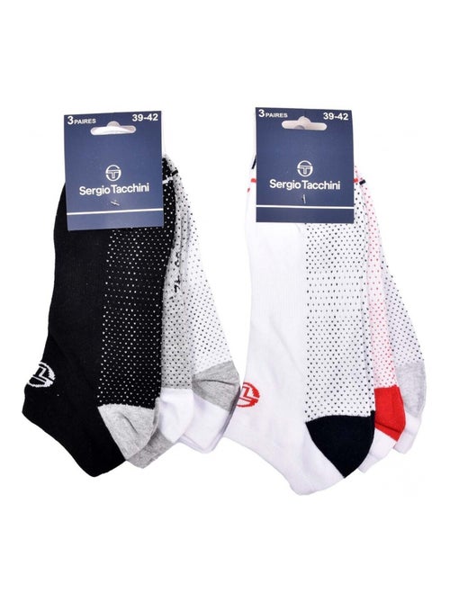 Meias sergio tacchini sneaker - pack de 6 - Kiabi Meias sergio tacchini sneaker - pack de 6 - Kiabi