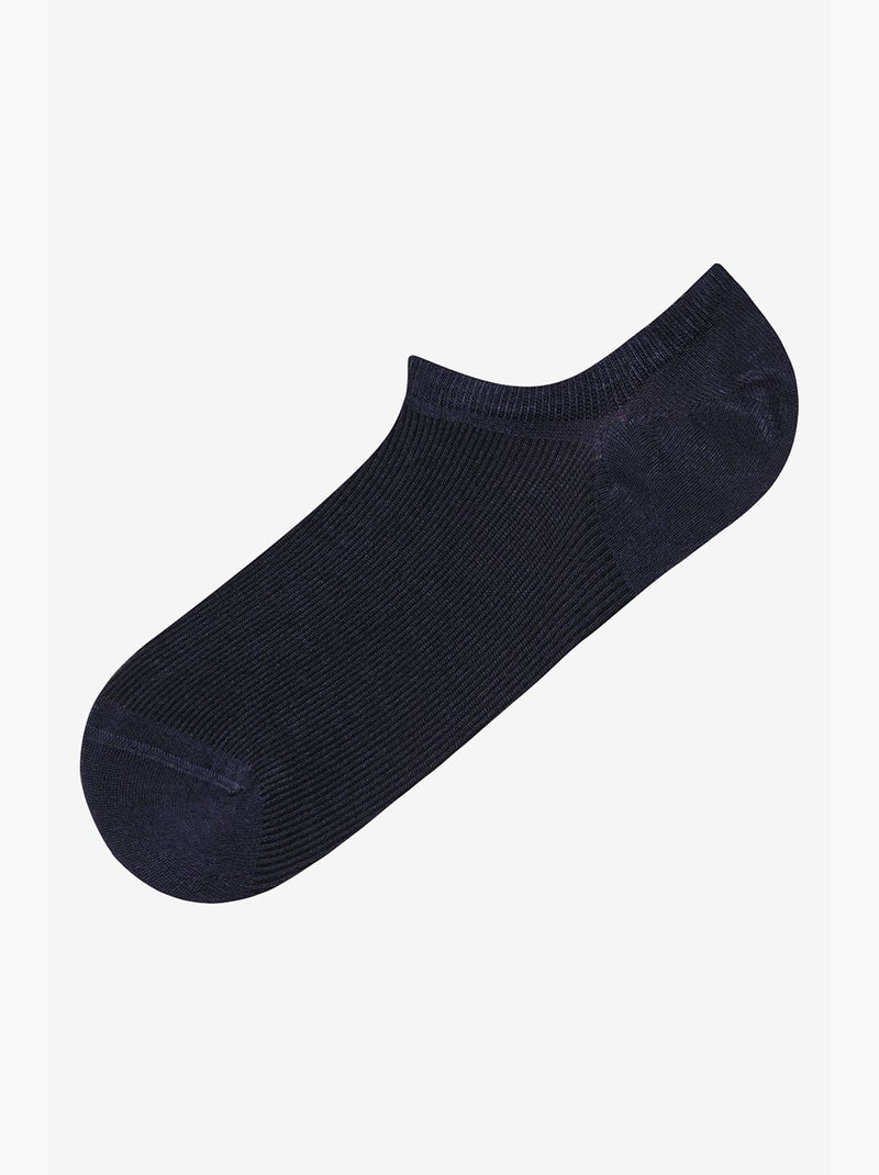 Meias sneaker masculinas de bambu penti Cinza-azul - Kiabi