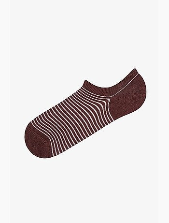 Meias sneaker masculinas listradas below surface, par penti