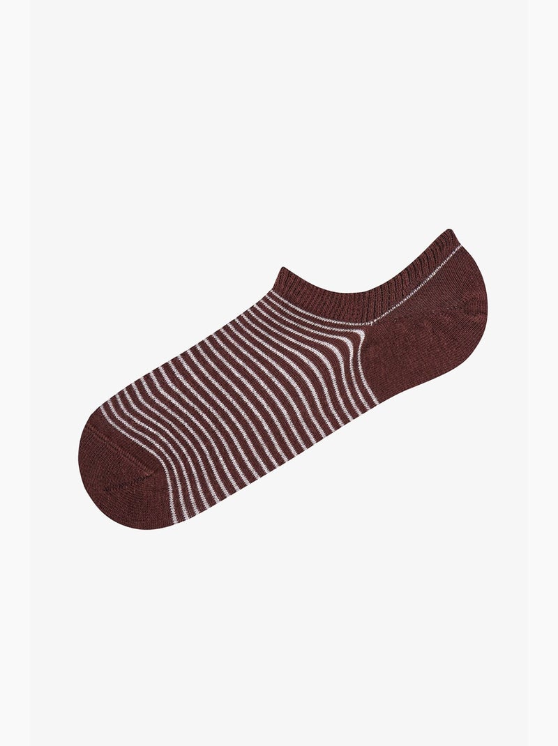 Meias sneaker masculinas listradas below surface, par penti Azul/Vermelho/Verde - Kiabi