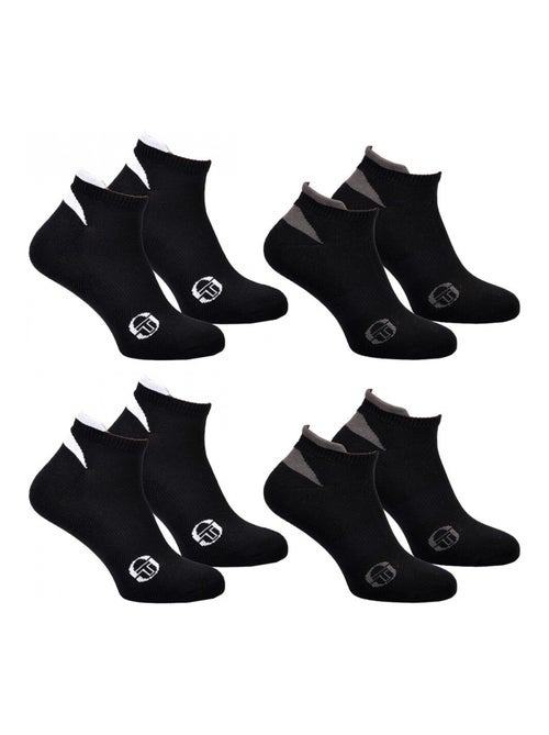 Meias SNEAKER SERGIO TACCHINI Pack de 4 Pares - Kiabi Meias SNEAKER SERGIO TACCHINI Pack de 4 Pares - Kiabi