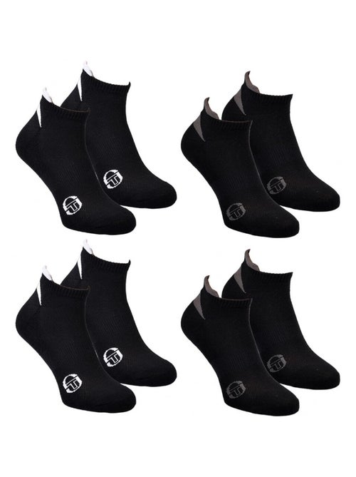 Meias SNEAKER SERGIO TACCHINI Pack de 4 Pares - Kiabi Meias SNEAKER SERGIO TACCHINI Pack de 4 Pares - Kiabi