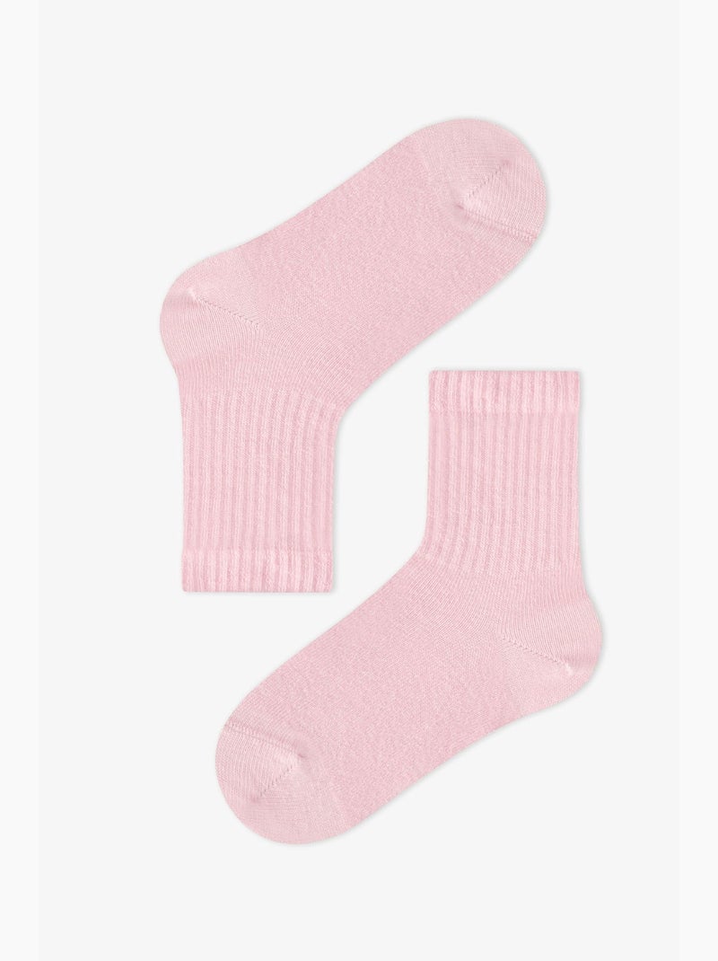 Meias softies menina, 2 pares penti Rosa - Kiabi