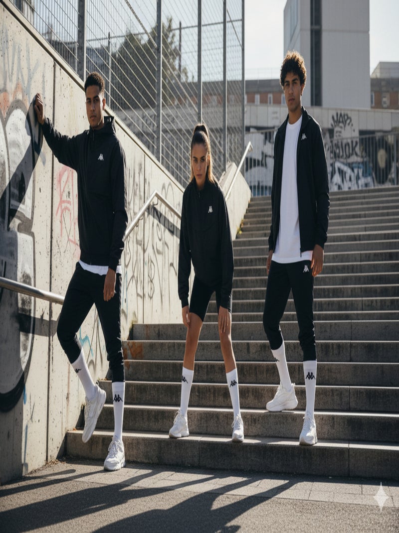 Meias SPORT KAPPA CREW - Pack de 12 Pares Branco - Kiabi