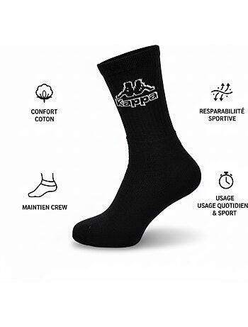 Meias SPORT KAPPA CREW - Pack de 12 Pares