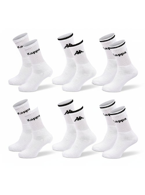 Meias SPORT KAPPA CREW - Pack de 6 Pares - Kiabi Meias SPORT KAPPA CREW - Pack de 6 Pares - Kiabi