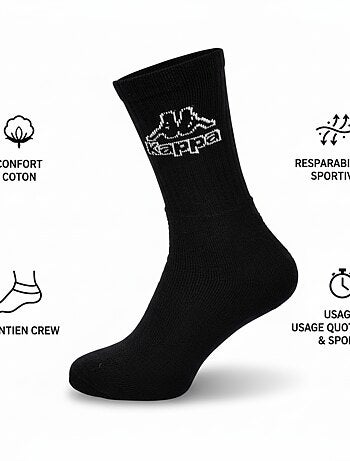Meias SPORT KAPPA CREW - Pack de 6 Pares