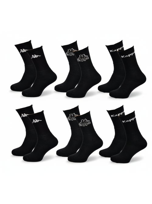 Meias SPORT KAPPA CREW - Pack de 6 Pares - Kiabi Meias SPORT KAPPA CREW - Pack de 6 Pares - Kiabi