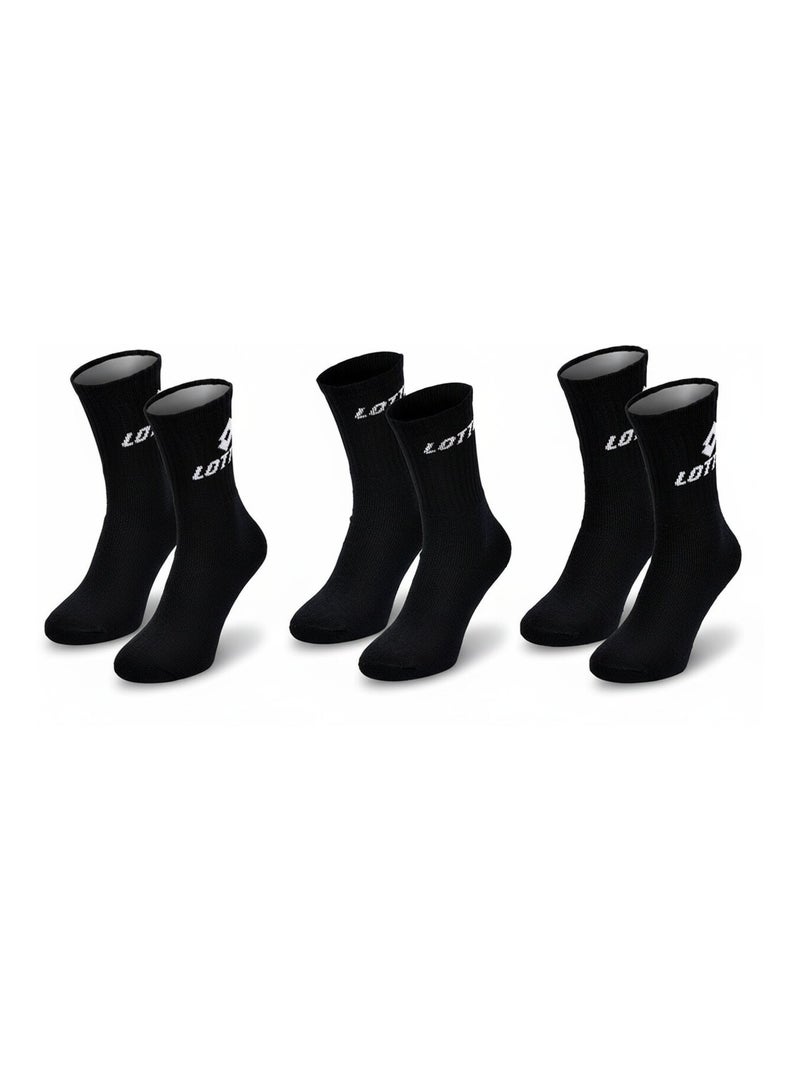 Meias sport lotto crew - pack 20 pares + 1 grátis Preto - Kiabi