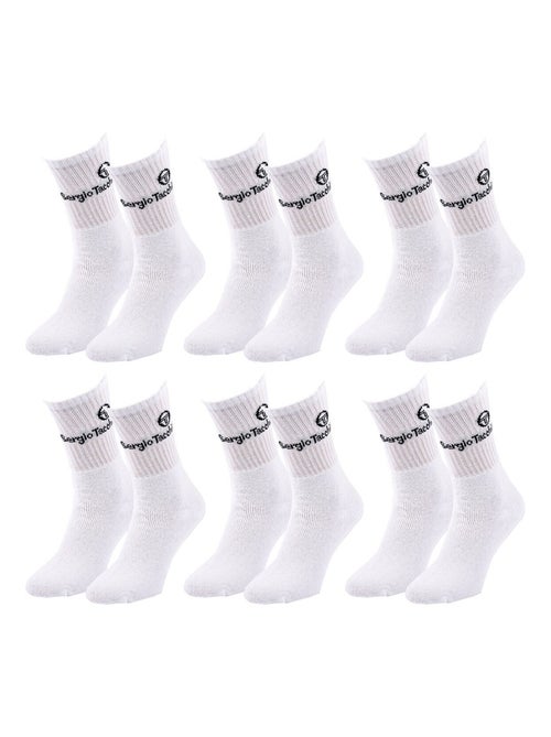 Meias SPORT SERGIO TACCHINI - Pack de 6 Pares - Kiabi Meias SPORT SERGIO TACCHINI - Pack de 6 Pares - Kiabi