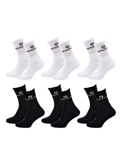 Meias SPORT SERGIO TACCHINI - Pack de 6 Pares - Kiabi Meias SPORT SERGIO TACCHINI - Pack de 6 Pares - Kiabi