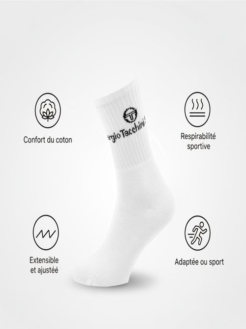Meias SPORT SERGIO TACCHINI - Pack de 6 Pares - Kiabi Meias SPORT SERGIO TACCHINI - Pack de 6 Pares - Kiabi