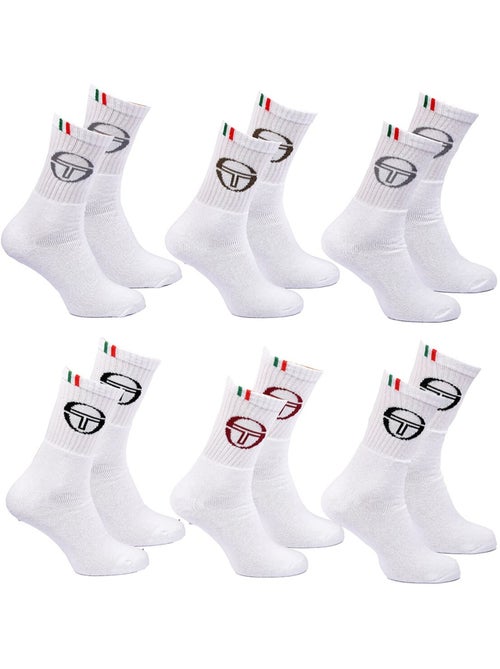 Meias SPORT SERGIO TACCHINI - Pack de 6 Pares - Kiabi Meias SPORT SERGIO TACCHINI - Pack de 6 Pares - Kiabi
