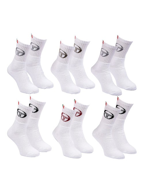 Meias SPORT SERGIO TACCHINI - Pack de 6 Pares - Kiabi Meias SPORT SERGIO TACCHINI - Pack de 6 Pares - Kiabi