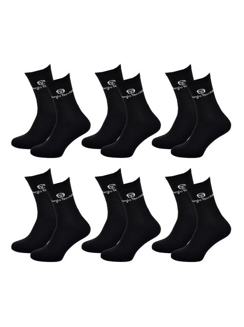Meias SPORT SERGIO TACCHINI - Pack de 6 Pares - Kiabi Meias SPORT SERGIO TACCHINI - Pack de 6 Pares - Kiabi