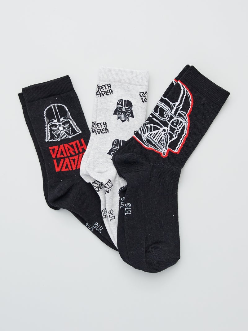 Meias 'Star Wars' Lote de 3 pares PRETO - Kiabi