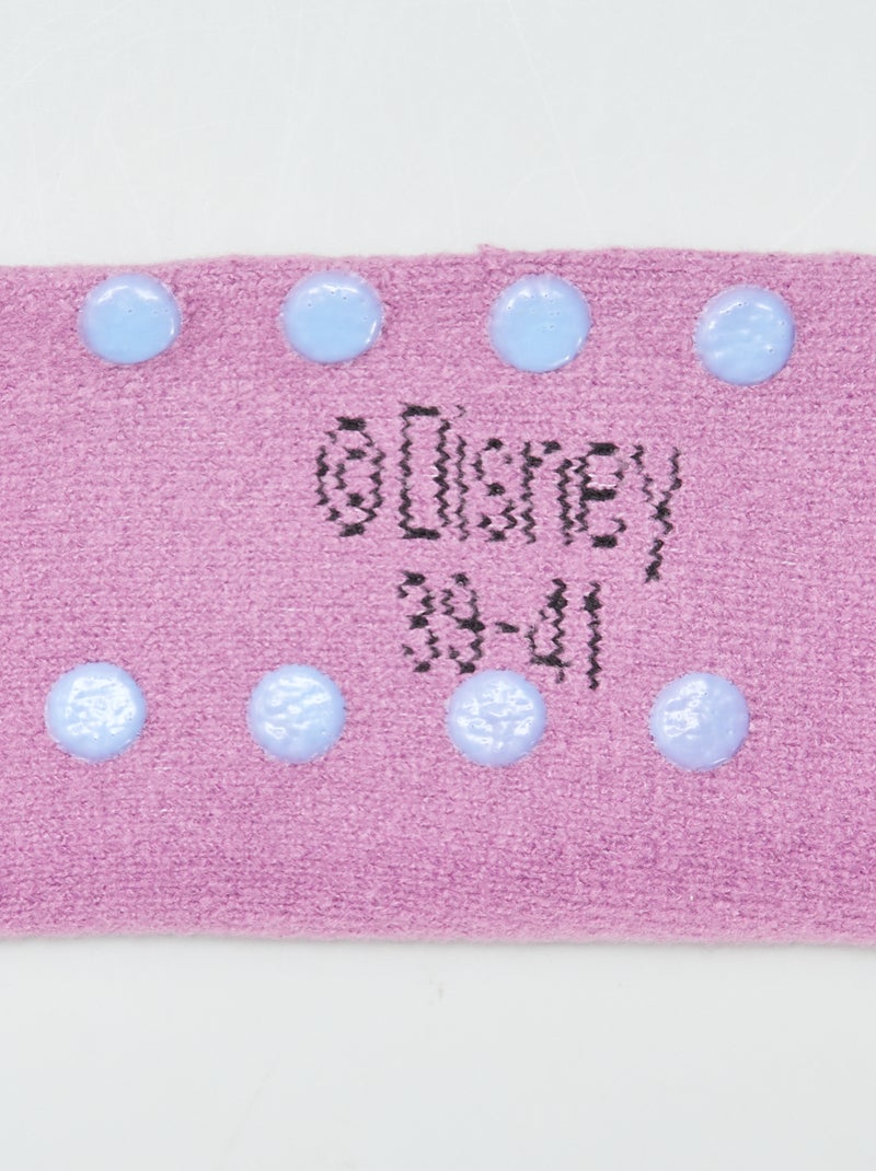 Meias 'Stitch' antiderrapantes ROSA - Kiabi