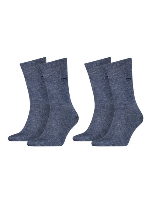 Meias Urbanas PUMA CLASSIC - Pack de 2 - Kiabi Meias Urbanas PUMA CLASSIC - Pack de 2 - Kiabi