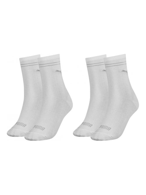 Meias Urbanas PUMA CLASSIC - Pack de 2 - Kiabi Meias Urbanas PUMA CLASSIC - Pack de 2 - Kiabi
