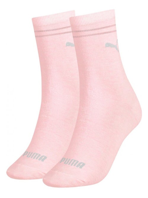 Meias Urbanas PUMA CLASSIC - Pack de 2 - Kiabi Meias Urbanas PUMA CLASSIC - Pack de 2 - Kiabi