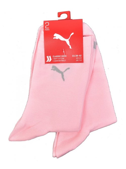 Meias Urbanas PUMA CLASSIC - Pack de 2 - Kiabi Meias Urbanas PUMA CLASSIC - Pack de 2 - Kiabi