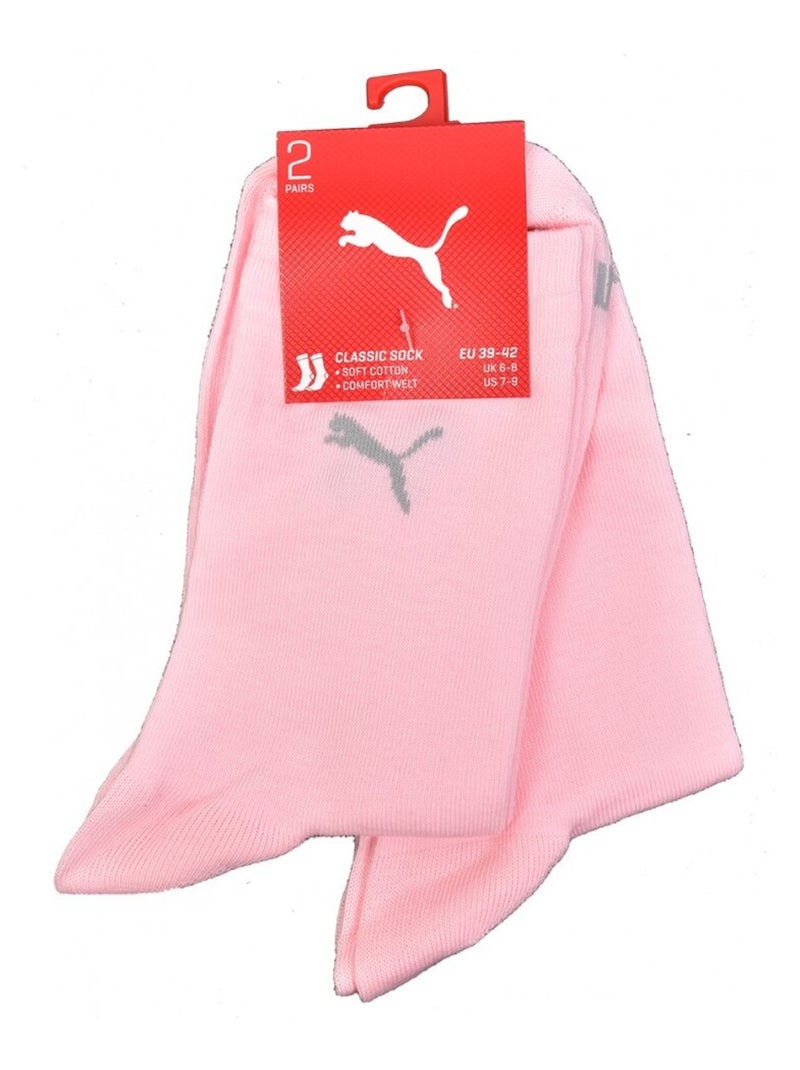 Meias Urbanas PUMA CLASSIC - Pack de 2 Rosa - Kiabi